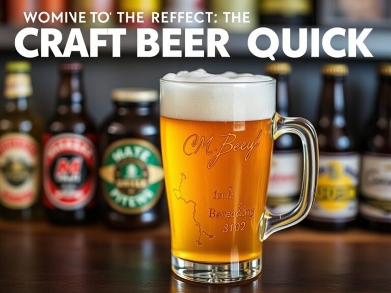 Master the Art of the Craft Beer Quick Stop: Your Fast Lane to Fresh Flavors and Local Flavor Boosts