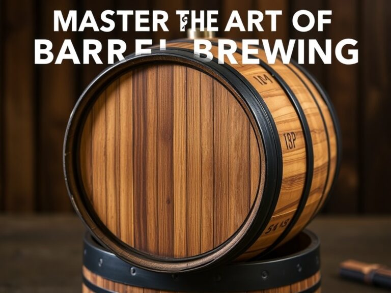 Master the Art of Barrel Brewing: Unlock Unique Flavors and Boost Your Craftsmanship