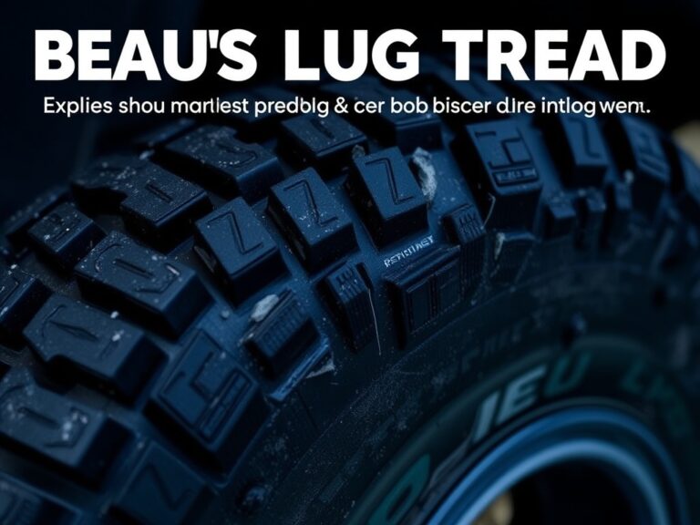 Beaus Lug Tread Revolution: Unlocking Superior Grip and Durability for All-Terrain Adventures