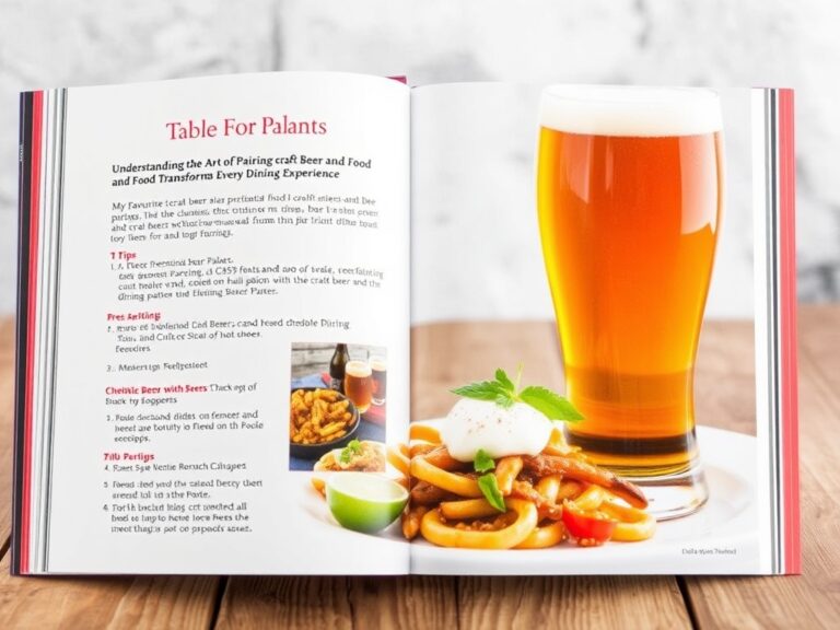 Elevate Your Palate: How Pairing Craft Beer and Food Transforms Every Dining Experience