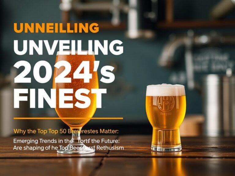 Unveiling 2024’s Finest: How the Top 50 Craft Breweries Are Shaping the Future of Beer Enthusiasm