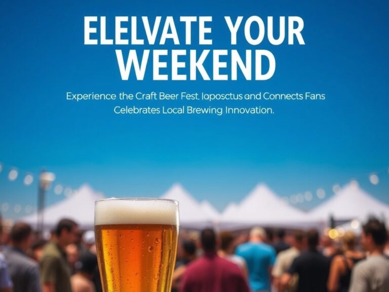Elevate Your Weekend: Experience the Craft Beer Fest That Connects Fans and Celebrates Local Brewing Innovation