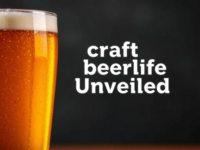 craftbeerlife Unveiled: How Embracing the Craft Beer Lifestyle Enhances Your Wellbeing and Social Connections