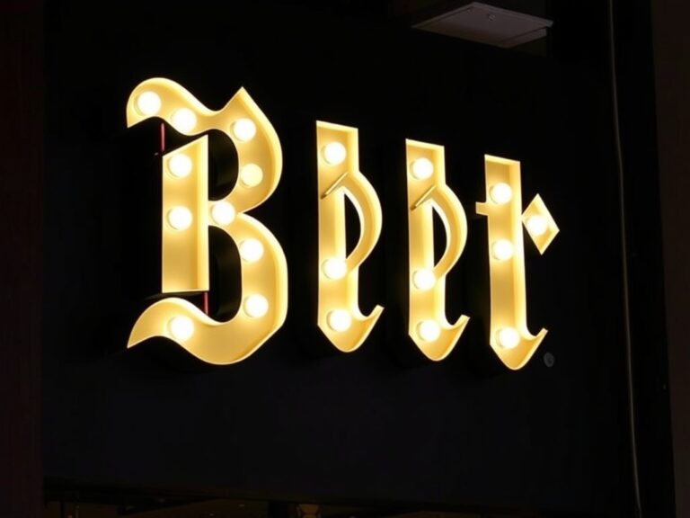 Craft Beer Letters: Unlock the Hidden Art of Custom Signage to Elevate Your Brewing Brand