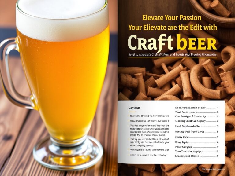 Elevate Your Passion with Craftbeer: Secrets to Savoring Exceptional Flavors and Boosting Your Brewing Knowledge